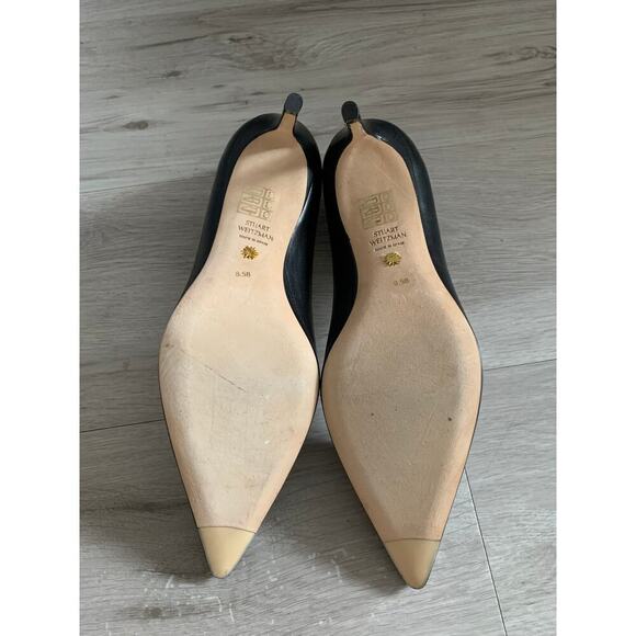 Stuart Weitzman 85 Leather Pumps Size 8.5 - Picture 5 of 6